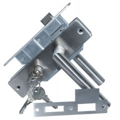 Eurofix deurslot-set PC55 RVS kruk/schild recht