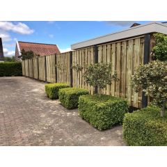 Aanbieding Standaard hout beton schutting Grenen hout 17MM