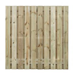 Tuinscherm grenenhout - 21 planks - 180 x 90 cm