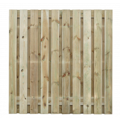 Tuinscherm grenenhout - 23 planks - 180 x 130 cm