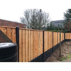 Aanbieding luxe hout beton schutting Red class wood