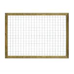 Tuinscherm bruin - betonijzertrellis - 180 x 90 cm