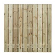 **Tuinscherm grenenhout - 21 planks - 180 x 75 cm